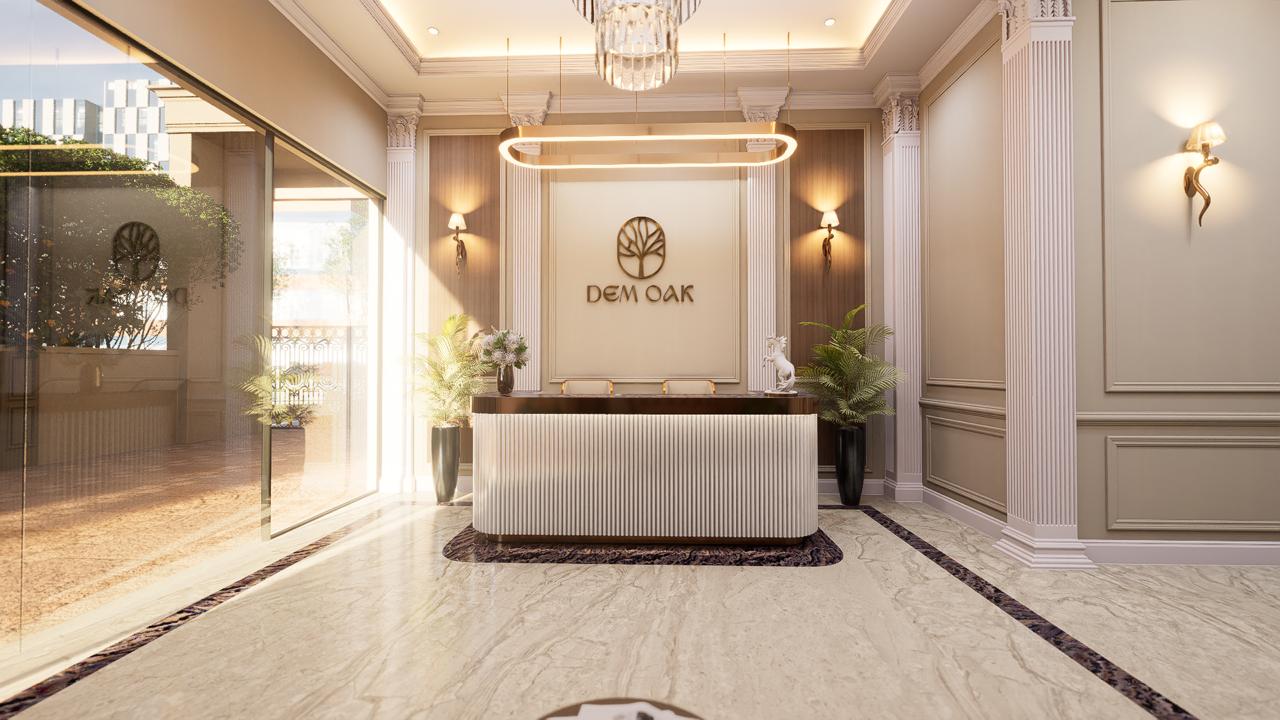 DEM OAK Tower Entry Foyer Arrival